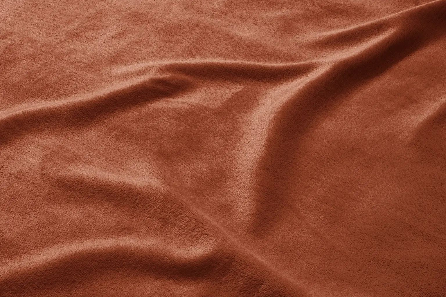 Micropolar Fleece Stoff Farbe: ZIMTKUPFER, 240g/m2, Antipilling
