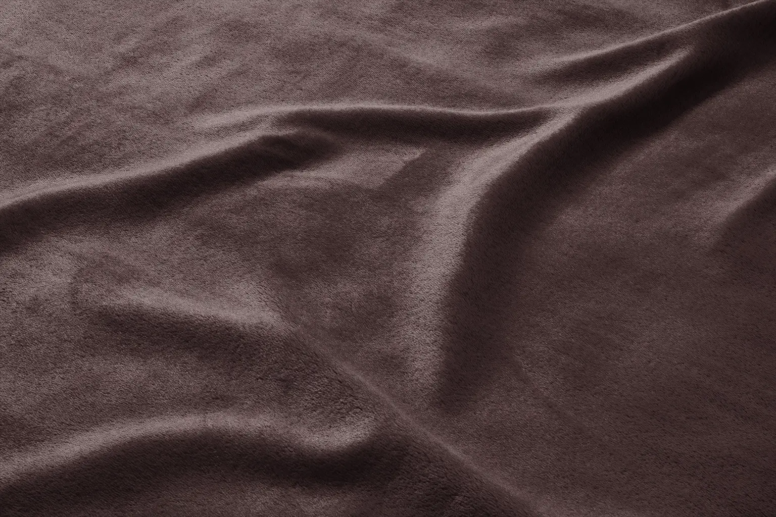 Micropolar Fleece Stoff Farbe: KAKOBOHNE, 240g/m2, Antipilling