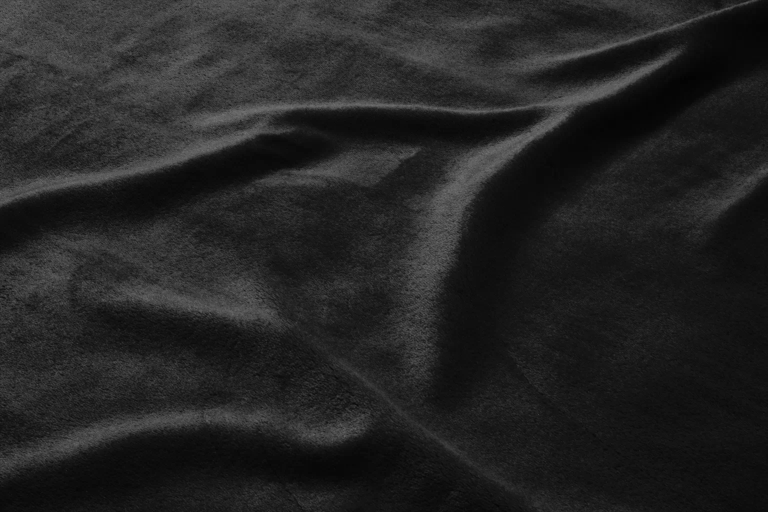 Micropolar Fleece Stoff Farbe: SCHWARZ, 240g/m2, Antipilling